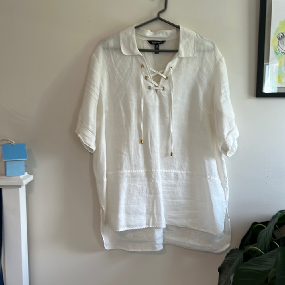 Ellen Tracey linen blouse